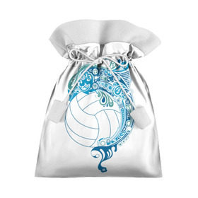 Подарочный 3D мешок с принтом Волейбол 22 в Кировске, 100% полиэстер | Размер: 29*39 см | 