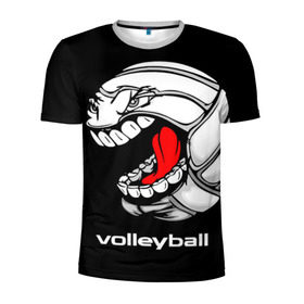 Мужская футболка 3D спортивная с принтом Волейбол 25 в Кировске, 100% полиэстер с улучшенными характеристиками | приталенный силуэт, круглая горловина, широкие плечи, сужается к линии бедра | Тематика изображения на принте: volleyball | волейбол