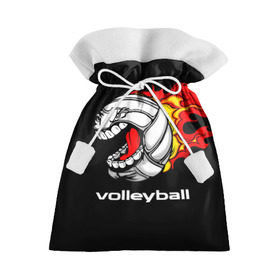 Подарочный 3D мешок с принтом Волейбол 26 в Кировске, 100% полиэстер | Размер: 29*39 см | Тематика изображения на принте: volleyball | волейбол