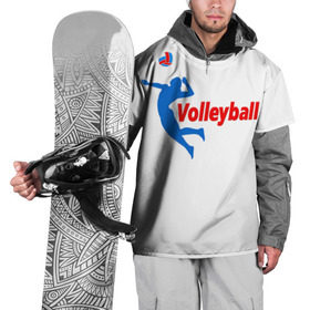 Накидка на куртку 3D с принтом Волейбол 31 в Кировске, 100% полиэстер |  | Тематика изображения на принте: volleyball | волейбол