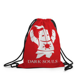 Рюкзак-мешок 3D с принтом Dark Souls 1 в Кировске, 100% полиэстер | плотность ткани — 200 г/м2, размер — 35 х 45 см; лямки — толстые шнурки, застежка на шнуровке, без карманов и подкладки | dark souls | praise the sun | you died | дарк соулс