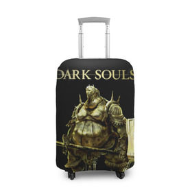 Чехол для чемодана 3D с принтом Dark Souls 11 в Кировске, 86% полиэфир, 14% спандекс | двустороннее нанесение принта, прорези для ручек и колес | dark souls | praise the sun | you died | дарк соулс