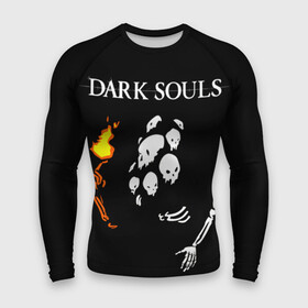 Мужской рашгард 3D с принтом Dark Souls 13 в Кировске,  |  | Тематика изображения на принте: dark souls | praise the sun | you died | дарк соулс