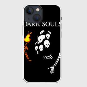 Чехол для iPhone 13 mini с принтом Dark Souls 13 в Кировске,  |  | dark souls | praise the sun | you died | дарк соулс