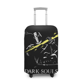 Чехол для чемодана 3D с принтом Dark Souls 25 в Кировске, 86% полиэфир, 14% спандекс | двустороннее нанесение принта, прорези для ручек и колес | dark souls | praise the sun | you died | дарк соулс