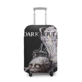 Чехол для чемодана 3D с принтом Dark Souls 31 в Кировске, 86% полиэфир, 14% спандекс | двустороннее нанесение принта, прорези для ручек и колес | dark souls | praise the sun | you died | дарк соулс