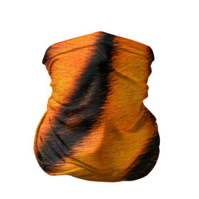 Бандана-труба 3D с принтом Шкура тигра в Кировске, 100% полиэстер, ткань с особыми свойствами — Activecool | плотность 150‒180 г/м2; хорошо тянется, но сохраняет форму | кошка | полосатая | текстуры | тигр