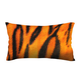 Подушка 3D антистресс с принтом Шкура тигра в Кировске, наволочка — 100% полиэстер, наполнитель — вспененный полистирол | состоит из подушки и наволочки на молнии | Тематика изображения на принте: кошка | полосатая | текстуры | тигр