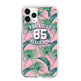 Чехол для iPhone 11 Pro Max матовый с принтом Paradise в Кировске, Силикон |  | Тематика изображения на принте: paradise