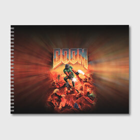 Альбом для рисования с принтом Doom 1993 в Кировске, 100% бумага
 | матовая бумага, плотность 200 мг. | 