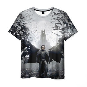 Мужская футболка 3D с принтом Дракула в Кировске, 100% полиэфир | прямой крой, круглый вырез горловины, длина до линии бедер | дракула | фильм