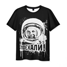 Мужская футболка 3D с принтом Я - русский в Кировске, 100% полиэфир | прямой крой, круглый вырез горловины, длина до линии бедер | россия