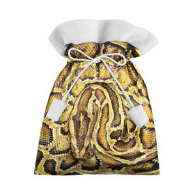 Подарочный 3D мешок с принтом Змея в Кировске, 100% полиэстер | Размер: 29*39 см | Тематика изображения на принте: snake | анаконда | гадюка | змеиная | змея | кобра | кожа | кожура | удав | уж | червь | червяк | яд
