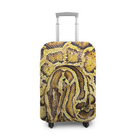 Чехол для чемодана 3D с принтом Змея в Кировске, 86% полиэфир, 14% спандекс | двустороннее нанесение принта, прорези для ручек и колес | snake | анаконда | гадюка | змеиная | змея | кобра | кожа | кожура | удав | уж | червь | червяк | яд