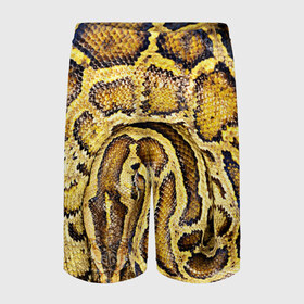 Детские спортивные шорты 3D с принтом Змея в Кировске,  100% полиэстер
 | пояс оформлен широкой мягкой резинкой, ткань тянется
 | snake | анаконда | гадюка | змеиная | змея | кобра | кожа | кожура | удав | уж | червь | червяк | яд
