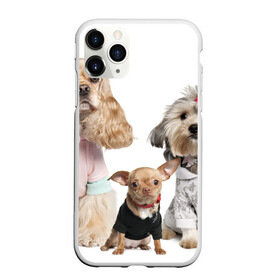 Чехол для iPhone 11 Pro Max матовый с принтом Дивные собачки в Кировске, Силикон |  | весёлый | животное | зверёк | игривый | классный | красивый | лучший друг человека | любимец | милый | охрана | пёс | питомец | прикольный | смешной | собака | собачонка | ум | щенок | щеночек