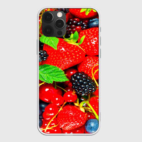 Чехол для iPhone 12 Pro Max с принтом Ягоды в Кировске, Силикон |  | малина | ягода | ягодка | ягодная
