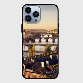 Чехол для iPhone 13 Pro Max с принтом Чехия (Прага) в Кировске,  |  | Тематика изображения на принте: czech republic | europe | prague | европа | ес | каникулы | мосты | отпуск | прага | туризм | хоккей | чехия
