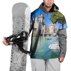 Накидка на куртку 3D с принтом Италия в Кировске, 100% полиэстер |  | europe | italy | вода | европа | ес | италия | каникулы | катера | отдых | отпуск | пляж | солнце | туризм