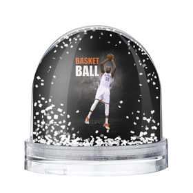 Водяной шар с принтом Basketball в Кировске, Пластик | Изображение внутри шара печатается на глянцевой фотобумаге с двух сторон | nba | баскетбол | баскетболист | спорт