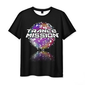 Мужская футболка 3D с принтом Trancemission в Кировске, 100% полиэфир | прямой крой, круглый вырез горловины, длина до линии бедер | trancemission |   |  trance mission | транс миссия | трансмиссия