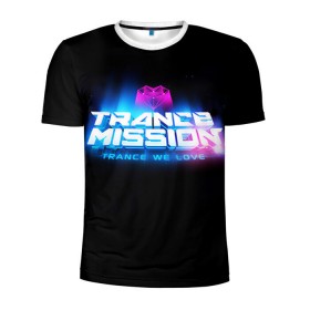 Мужская футболка 3D спортивная с принтом Trancemission 2 в Кировске, 100% полиэстер с улучшенными характеристиками | приталенный силуэт, круглая горловина, широкие плечи, сужается к линии бедра | trancemission |   |  trance mission | транс миссия | трансмиссия