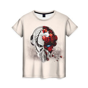 Женская футболка 3D с принтом Пиратская станция 5 в Кировске, 100% полиэфир ( синтетическое хлопкоподобное полотно) | прямой крой, круглый вырез горловины, длина до линии бедер | and | dnb | drumm | pirate | station | бэйс | драм | пиратская | станция
