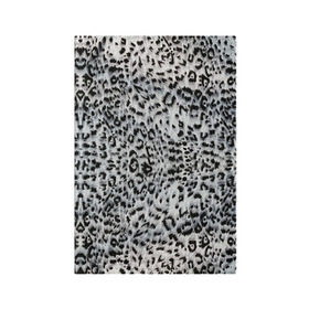 Обложка для паспорта матовая кожа с принтом White Jaguar в Кировске, натуральная матовая кожа | размер 19,3 х 13,7 см; прозрачные пластиковые крепления | Тематика изображения на принте: барс | леопард | ягуар