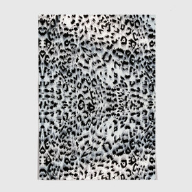 Постер с принтом White Jaguar в Кировске, 100% бумага
 | бумага, плотность 150 мг. Матовая, но за счет высокого коэффициента гладкости имеет небольшой блеск и дает на свету блики, но в отличии от глянцевой бумаги не покрыта лаком | барс | леопард | ягуар