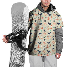 Накидка на куртку 3D с принтом Киты в Кировске, 100% полиэстер |  | вода | волны | жизнь | киты | корабли | лето | маяк | море | океан | трайблы | узоры | штурвал | якорь
