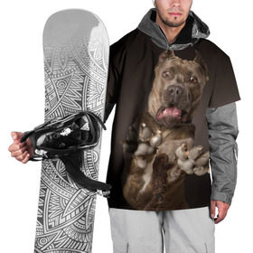 Накидка на куртку 3D с принтом Кане корсо в Кировске, 100% полиэстер |  | Тематика изображения на принте: animal | breed | brown | dog | fear | jump | legs | throw | бросок | дог | животное | испуг | коричневый | лапы | порода | прыжок | собака