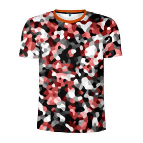 Мужская футболка 3D спортивная с принтом Городской камуфляж в Кировске, 100% полиэстер с улучшенными характеристиками | приталенный силуэт, круглая горловина, широкие плечи, сужается к линии бедра | camo | camouflage | urban | камо