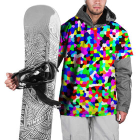 Накидка на куртку 3D с принтом Цветной шум в Кировске, 100% полиэстер |  | Тематика изображения на принте: камуфляж