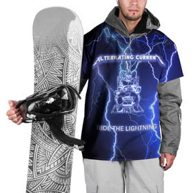 Накидка на куртку 3D с принтом Metallica - Ride the Lightning в Кировске, 100% полиэстер |  | Тематика изображения на принте: album | metal | metallica | ride the lightning | rock | альбом | метал | металлика | молния | рок