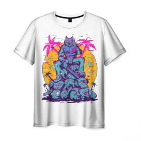 Мужская футболка 3D с принтом Hotline Miami 12 в Кировске, 100% полиэфир | прямой крой, круглый вырез горловины, длина до линии бедер | game | hotline miami | hotlinemiami | игры | майями | хотлайн | хотланй майами