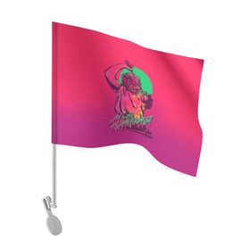 Флаг для автомобиля с принтом Hotline Miami 13 в Кировске, 100% полиэстер | Размер: 30*21 см | game | hotline miami | hotlinemiami | игры | майями | хотлайн | хотланй майами
