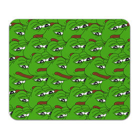 Коврик прямоугольный с принтом Sad frogs в Кировске, натуральный каучук | размер 230 х 185 мм; запечатка лицевой стороны | frog | грустная | жаба | мем | мемы