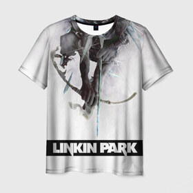 Мужская футболка 3D с принтом Linkin Park в Кировске, 100% полиэфир | прямой крой, круглый вырез горловины, длина до линии бедер | Тематика изображения на принте: linkin park