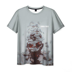 Мужская футболка 3D с принтом Linkin Park в Кировске, 100% полиэфир | прямой крой, круглый вырез горловины, длина до линии бедер | Тематика изображения на принте: linkin park