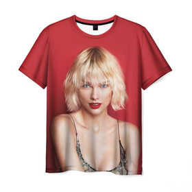Мужская футболка 3D с принтом Taylor Swift в Кировске, 100% полиэфир | прямой крой, круглый вырез горловины, длина до линии бедер | Тематика изображения на принте: звезда | знаменитость | музыка | певица