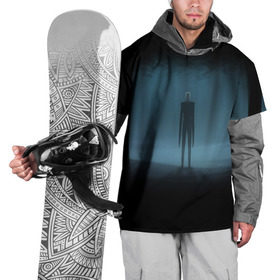 Накидка на куртку 3D с принтом Слендермен Slender man в Кировске, 100% полиэстер |  | man | slender | slender man | крипота | слендер | тонкий | тонкий человек | человек