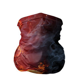 Бандана-труба 3D с принтом Стихия огня в Кировске, 100% полиэстер, ткань с особыми свойствами — Activecool | плотность 150‒180 г/м2; хорошо тянется, но сохраняет форму | дым | пламя | страсть
