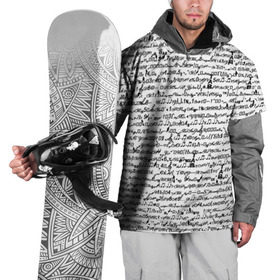 Накидка на куртку 3D с принтом Ноты в Кировске, 100% полиэстер |  | Тематика изображения на принте: знаки | надпись | ноты | символы | стиль