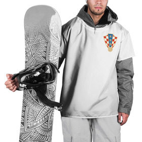 Накидка на куртку 3D с принтом Сборная Хорватия в Кировске, 100% полиэстер |  | croatia | футбол