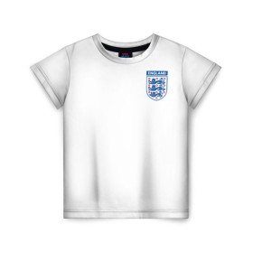 Детская футболка 3D с принтом Сборная Англия в Кировске, 100% гипоаллергенный полиэфир | прямой крой, круглый вырез горловины, длина до линии бедер, чуть спущенное плечо, ткань немного тянется | england | варди | футбол