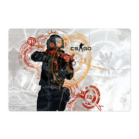 Магнитный плакат 3Х2 с принтом CS GO в Кировске, Полимерный материал с магнитным слоем | 6 деталей размером 9*9 см | cs | cs go | csgo | go | го | контр страйк | контра | кс | кс го | ксго | спецназ | террористы