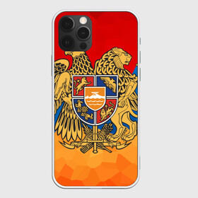 Чехол для iPhone 12 Pro с принтом Армения в Кировске, силикон | область печати: задняя сторона чехла, без боковых панелей | герб | флаг
