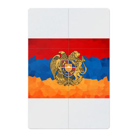 Магнитный плакат 2Х3 с принтом Армения в Кировске, Полимерный материал с магнитным слоем | 6 деталей размером 9*9 см | Тематика изображения на принте: герб | флаг