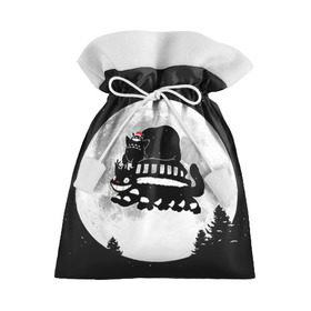 Подарочный 3D мешок с принтом Totoro в Кировске, 100% полиэстер | Размер: 29*39 см | котобус | рождество