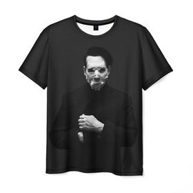Мужская футболка 3D с принтом Marilyn Manson в Кировске, 100% полиэфир | прямой крой, круглый вырез горловины, длина до линии бедер | звезда | знаменитость | музыка | мэрилин мэнсон | певец | рокер